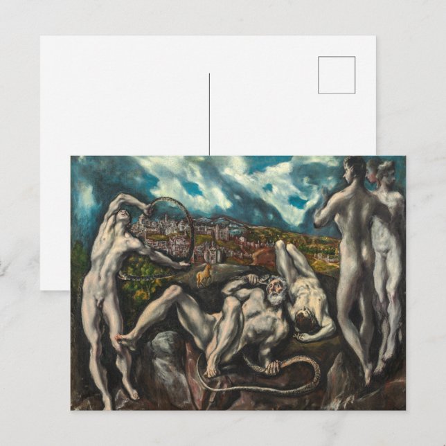 Carte Postale Laocoö n | El Greco | (Devant / Derrière)