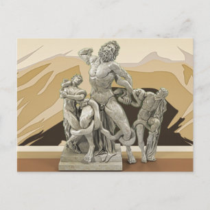 Carte Postale Laocoon et ses fils Sculpture ancienne