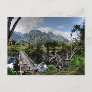 Carte Postale Laos, Vang Vieng