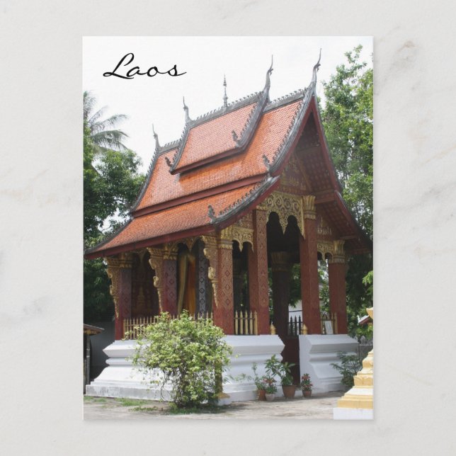 Carte Postale laos wat (Devant)