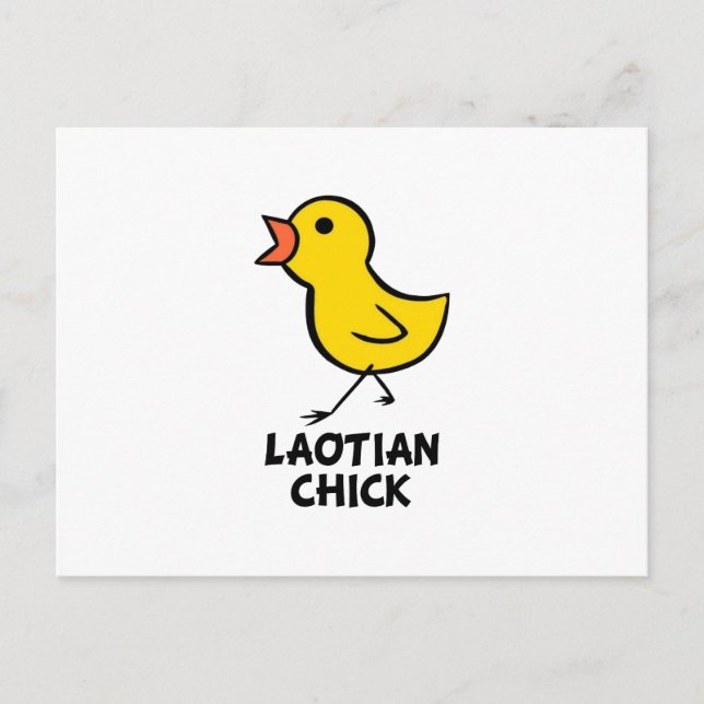 Carte Postale Laotien Chick (Devant)