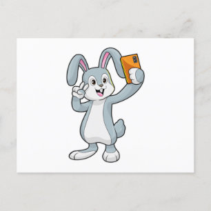 Carte Postale Lapin avec mobile
