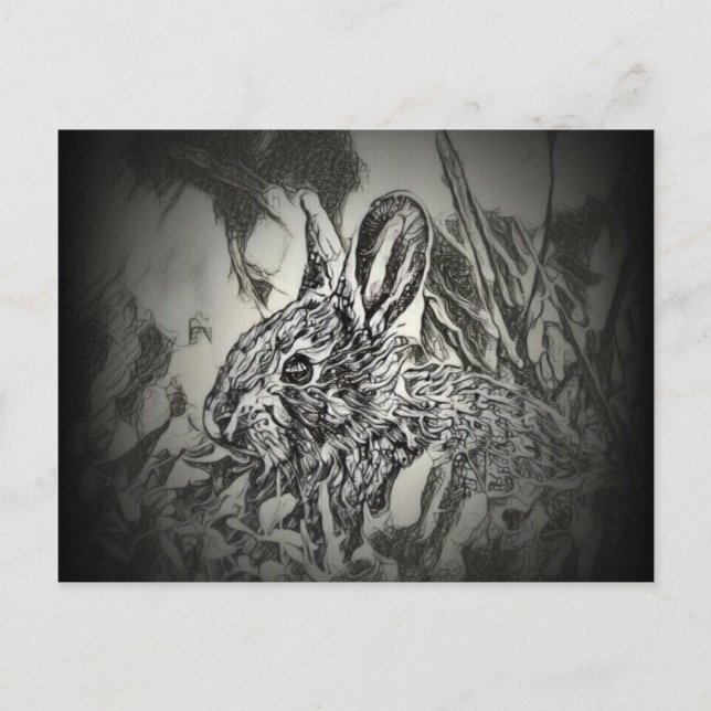 Carte postale Lapin - Critère de triage (Devant)