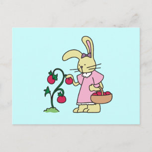 Carte Postale Lapin dans Tomato Garden Tshirts et cadeaux
