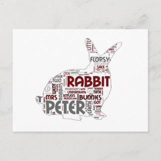 Carte postale Lapin de Pâques
