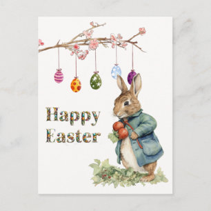 Carte Postale Lapin de Pâques 