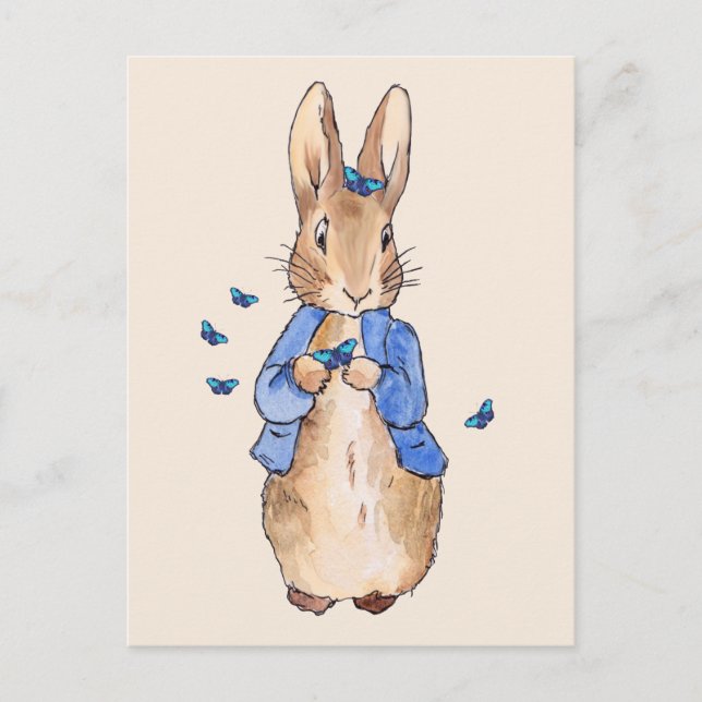 Carte Postale Lapin de Pâques (Devant)