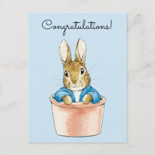 Carte Postale Lapin de Pâques classique Félicitations
