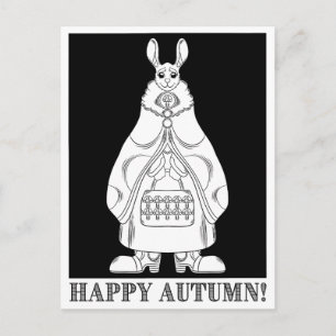 Carte Postale Lapin heureux