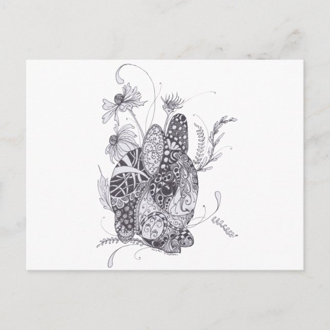 Carte Postale Lapin Lapin (Devant)