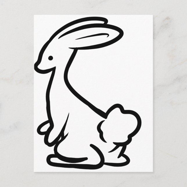 Carte Postale Lapin Lapin (Devant)