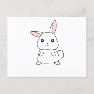 Carte Postale Lapin Lapin Mets Animaux Pour Enfants Lapin Pâques