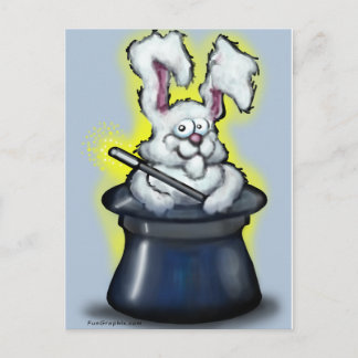 Carte Postale Lapin Magique