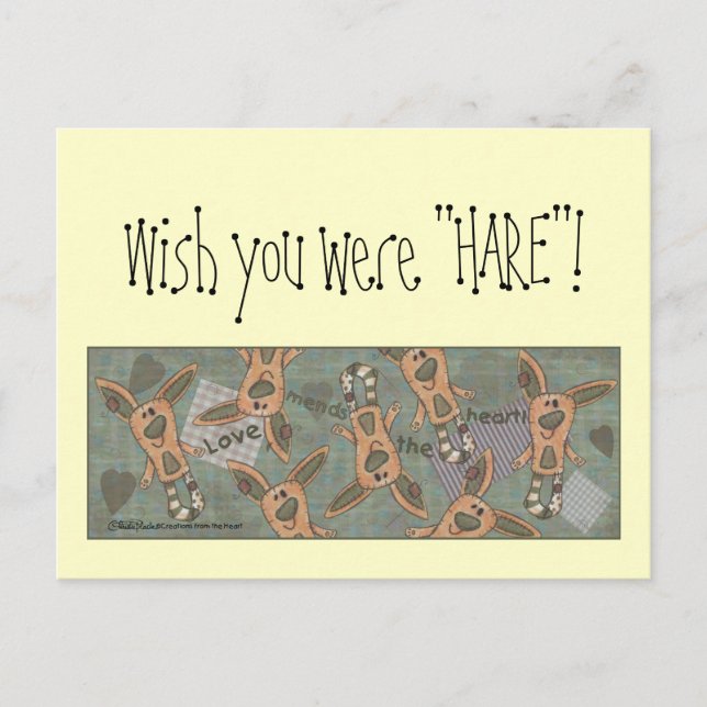 Carte Postale Lapin primitif (Devant)