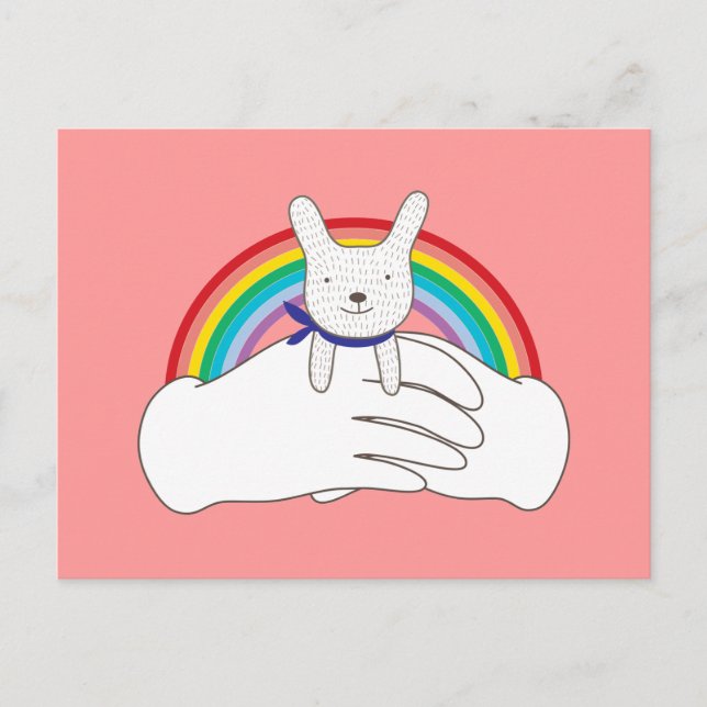 Carte Postale Lapin sucré (Devant)