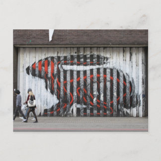 Carte Postale Lapin urbain