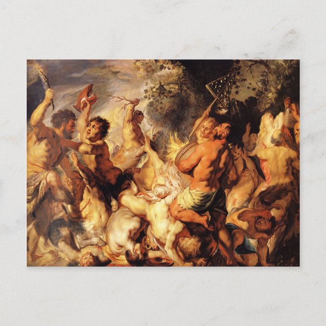 Carte Postale Lapiths and Centaurs par Jacob Jordaens (Devant)