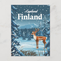 Laponie Finlande Vintage