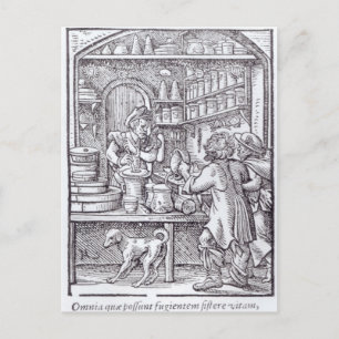 Carte Postale L'Apothecaire, publié par Hartman Schopper