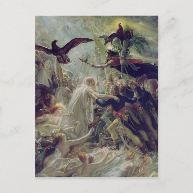 Carte Postale L'apothéose des héros français (Devant)