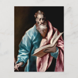 Carte Postale L'apôtre St. Matthieu par El Greco