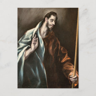 Carte Postale L'apôtre St. Thomas par El Greco