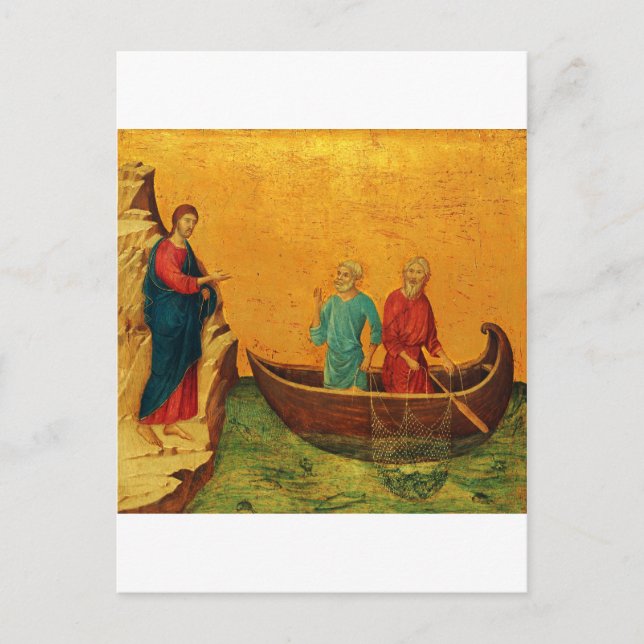 Carte Postale L'appel des Apôtres Pierre et André (Devant)