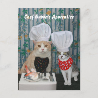Carte Postale L'apprenti de Bubba de chef