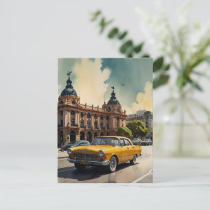 Carte Postale L'aquarelle de Buenos Aires