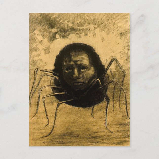 Carte Postale L'araignée en Pleure (Devant)