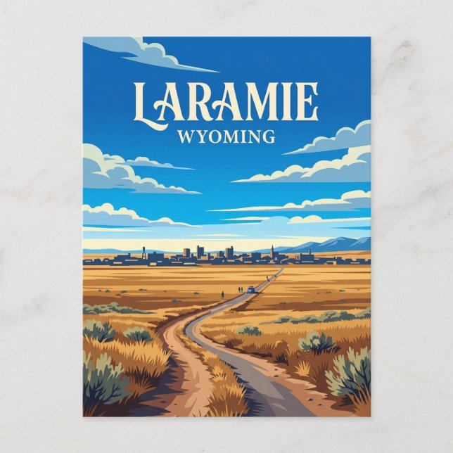 Carte Postale Laramie États-Unis (Devant)