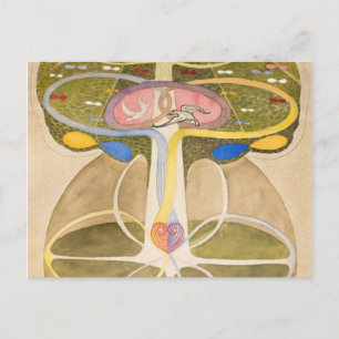 Carte Postale L'Arbre de la connaissance par Hilma af Klint