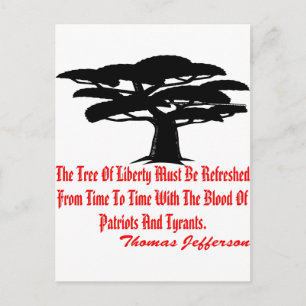 Carte Postale L'Arbre De Liberté Doit Être Rafraîchi De Temps En