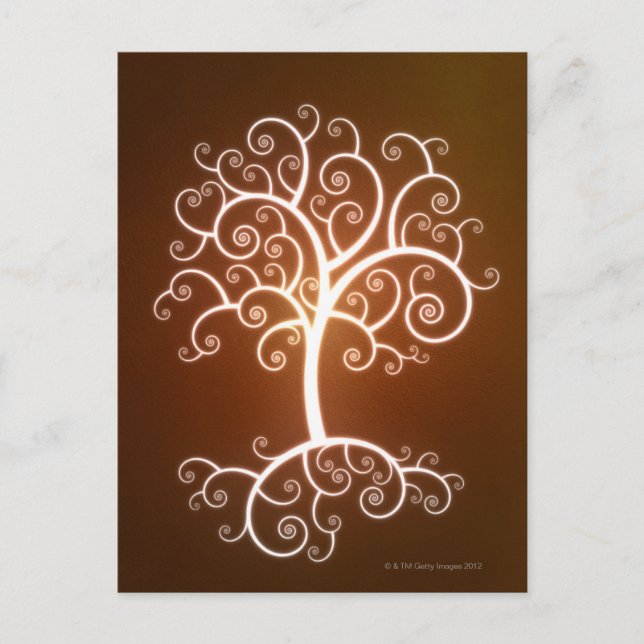Carte Postale L'arbre qui brille (Devant)
