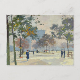 Carte Postale L'Arc de Triomphe à Automne, Paris