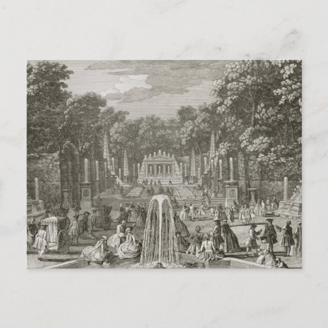 Carte Postale L'Arc de Triomphe, Versailles (gravure) (Devant)