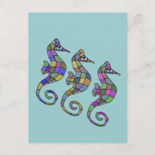 Carte Postale L'arc-en-ciel de Seahorse