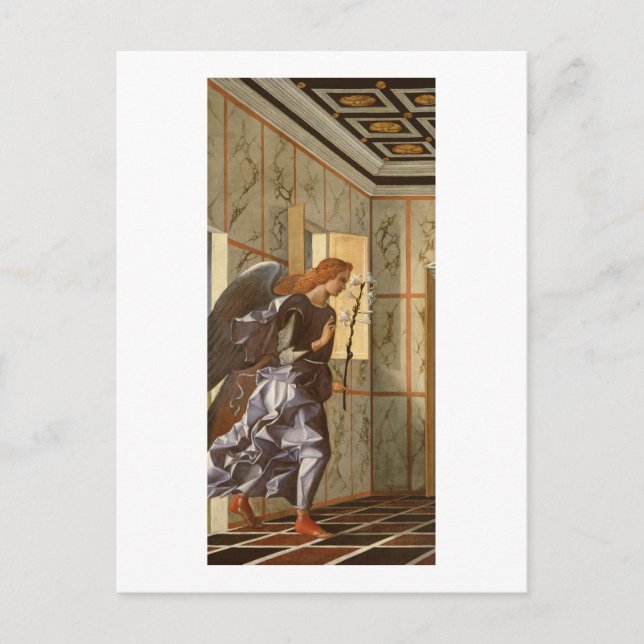 Carte Postale L'Archange Gabriel, de The Annunciation dipty (Devant)