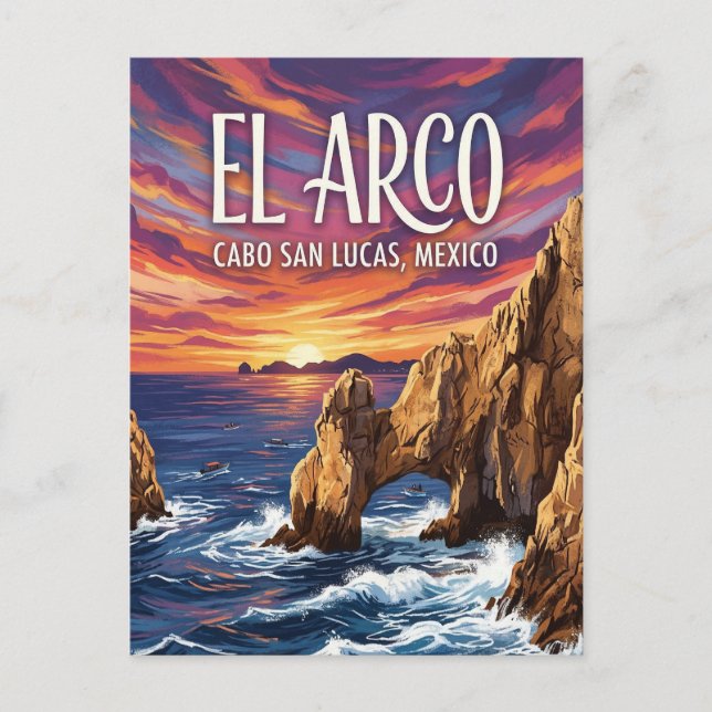 Carte Postale L'Arche de Cabo San Lucas (Devant)