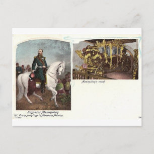 Carte Postale L'archiduc Maximilien d'Autriche à cheval #014M