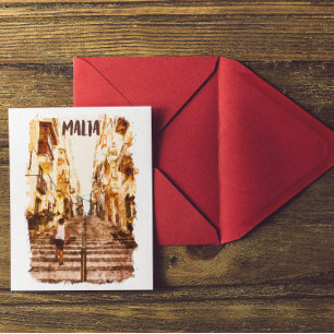 Carte Postale L'architecture insulaire européenne de Malte