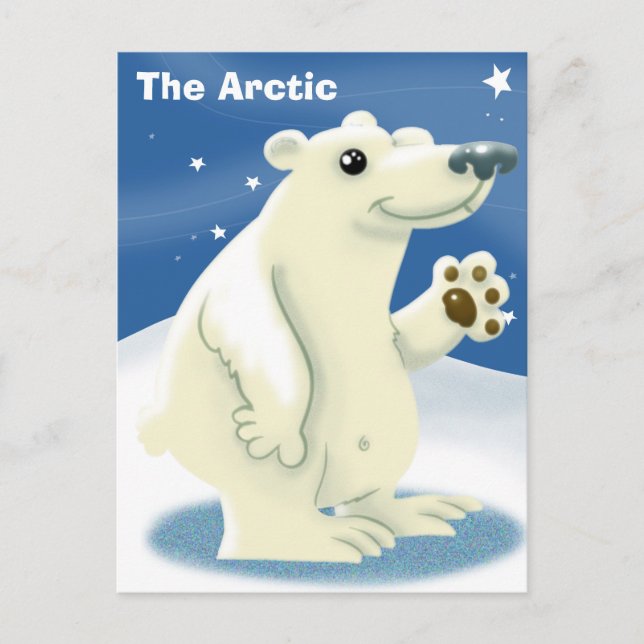Carte Postale L'Arctique (Devant)