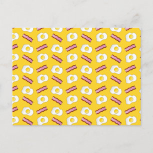Carte Postale Lard jaune et oeufs