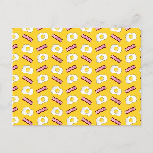 Carte Postale Lard jaune et oeufs (Devant)