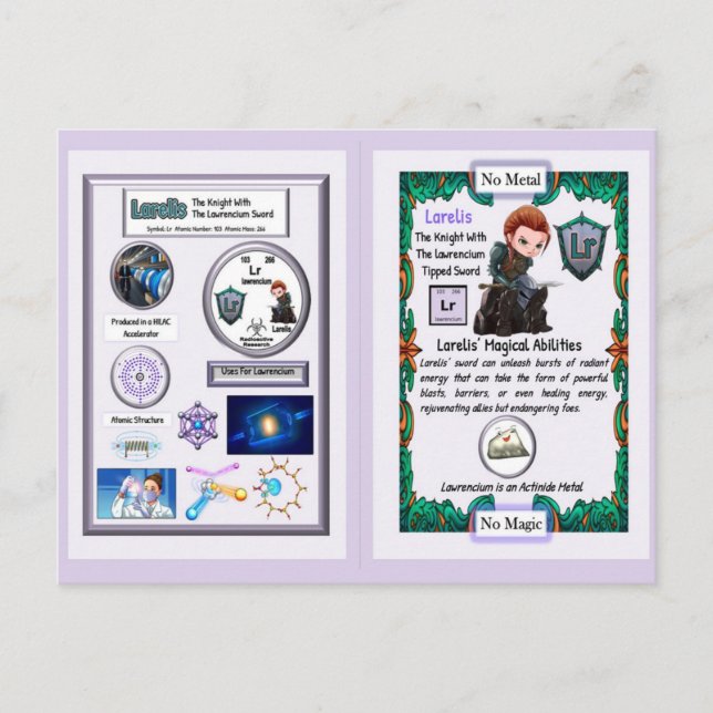 Carte Postale Larelis - Knight Lawrencium (Devant)