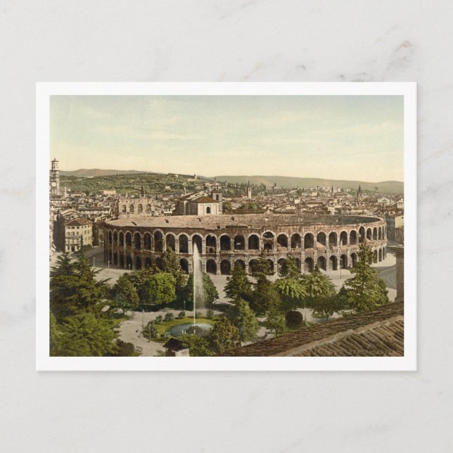 Carte Postale L'Arène, Vérone, Italie (Devant)