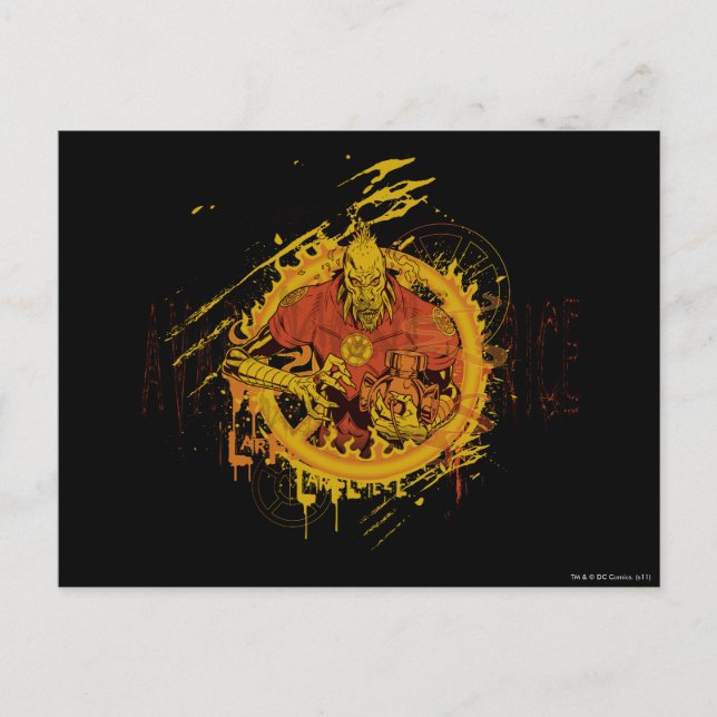 Carte Postale Larfleeze - Agent Orange 14 (Devant)