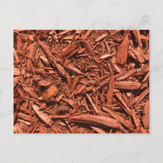 Carte Postale Large red cedar mulch pattern landscape contractor
