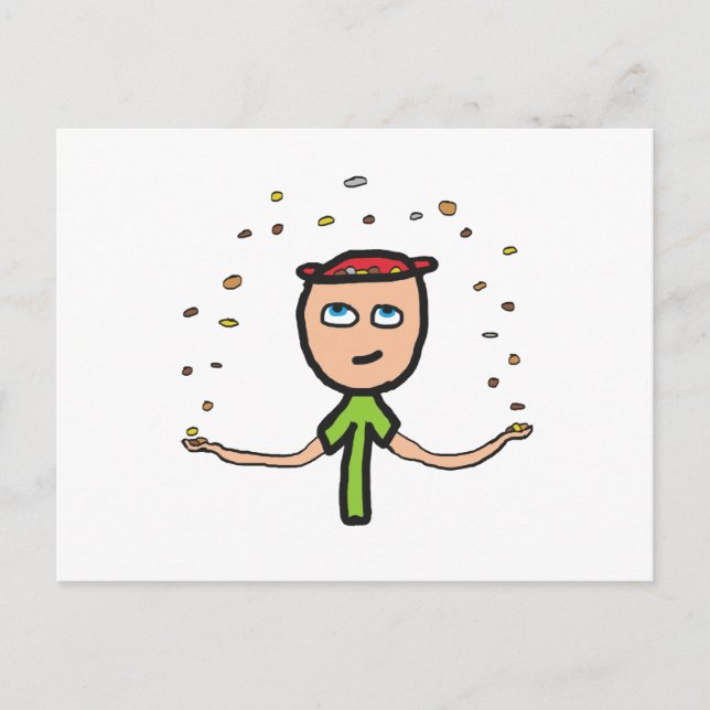 Carte Postale L'argent du ciel (Devant)