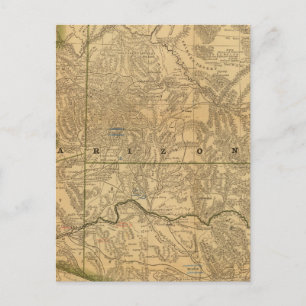 Carte Postale L'Arizona de Rand McNally